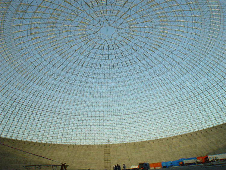 電廠水庫網架屬于大型網架，對安全性要求比較高